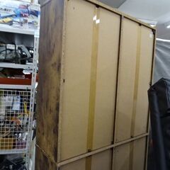 【恵庭】木製大型本棚　W90ｃｍ　D29cm　H177ｃｍ　中古品の画像