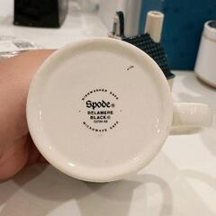 0809-250 ビンテージ　スポード　SPODE デラメアブラックの画像