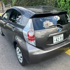 R7年度税金込み☆車検R9.5☆トヨタアクアの画像
