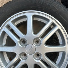 軽自動車用スタッドレス&ダイハツ純正ホイール　4本セットの画像