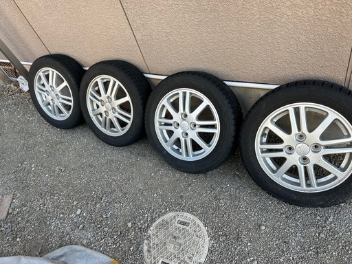 軽自動車用スタッドレス&ダイハツ純正ホイール　4本セット