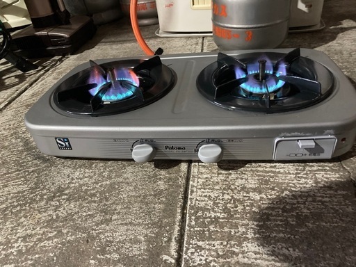 パロマ 洗剤清掃済み LPガスコンロ プロパンガス 水無グリル 揚げ物 煮