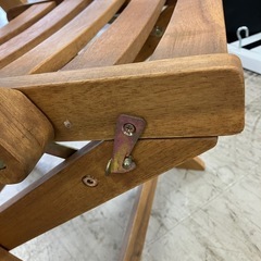 I 2508-263  ガーデンチェア　中古品　キズ汚れ有り　現状お渡しの画像