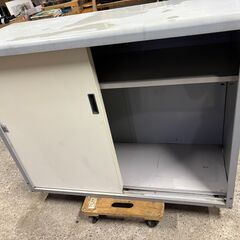 スチール製ベランダ用収納庫 幅約120cm 高さ約90cm 奥行約40cm 多治見市小泉町引き渡しの画像