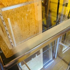 【倉庫保管中】　ガラスショーケース　コレクションケース　什器　可変式　前面ガラス Glass Showcase / Collection Case / Display Cabinet Adjustable Front Glassの画像