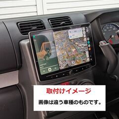 ダイハツ ムーヴコンテ 660 X　新品10インチディスプレイオーディオ取付 （ライトローズマイカメタリック）の画像