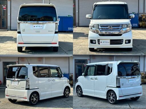 コミコミ価格】ホンダN-BOXカスタムG LパッケージDBA-JF1車検令和8年6