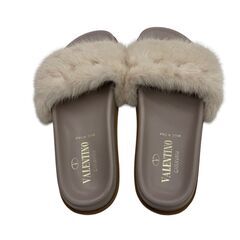 186005 現状品 VALENTINO ヴァレンティノ サンダル NW2S0E10  23 ピンクベージュ レディース [250121HM240082]の画像