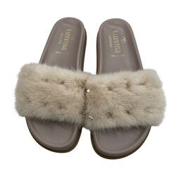 186005 現状品 VALENTINO ヴァレンティノ サンダル NW2S0E10  23 ピンクベージュ レディース [250121HM240082]の画像