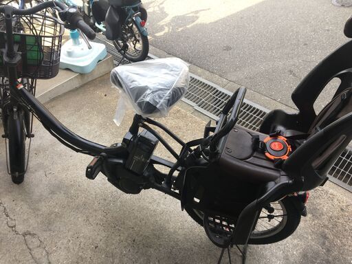 地域限定送料無料　ビッケ　子供乗せ　12,3AH　黒系　神戸市　電動自転車 地域限定送料無料 ビッケ 子供乗せ 12,3AH 黒系 神戸市 電動