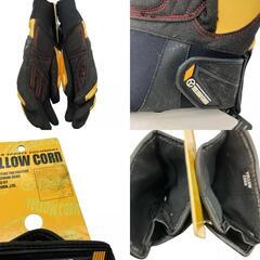 168000 現状品 YeLLOW CORN その他バイク用品 HIGHWAY MAGICIAN イエロー ブラック グローブ Mサイズ [250113HM150028]の画像