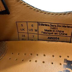186000 現状品 Dr.Martens ドクターマーチン ローファー 24 ブラック レディース [250205HM200304]の画像