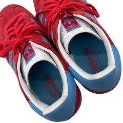 186000 現状品 adidas アディダス スニーカー ガゼルボールド 22.5 レッド レディース [250206HM120112]の画像