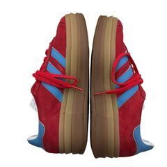 186000 現状品 adidas アディダス スニーカー ガゼルボールド 22.5 レッド レディース [250206HM120112]の画像