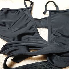♣　水着　レディース　ビキニ　ブラック　上　80%Nylon 20% Spandex　サイズＳの画像