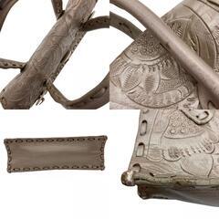 186000 現状品 Carvin Tribes カービングトライブス ショルダーバッグ ミニマエストラ ベージュ系 2WAY レザー レディース [250218HM110169]の画像