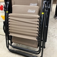 I 2508-264  コールマン　チェア(ベージュ) 中古品　現状お渡しの画像