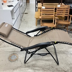 I 2508-264  コールマン　チェア(ベージュ) 中古品　現状お渡しの画像