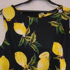 美品　レモン　ワンピース　Mの画像