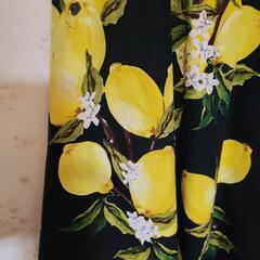 美品　レモン　ワンピース　Mの画像