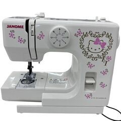 186000 動作未確認 JANOME ジャノメ ハローキティ　コンパクトミシン KT-35  [250318HM080099]の画像