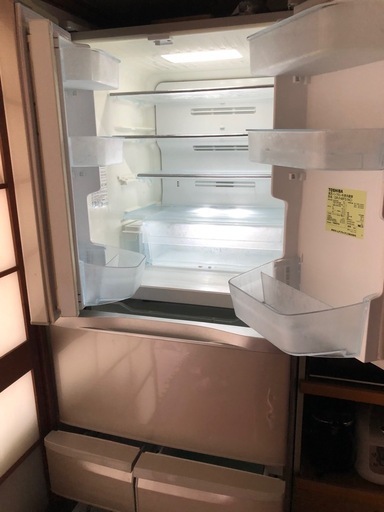 キッチン家電TOSHIBAノンフロン冷凍冷蔵庫GRｰF48FS(NC) 481リットル