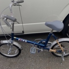 折りたたみ自転車 16インチ　カギ付の画像