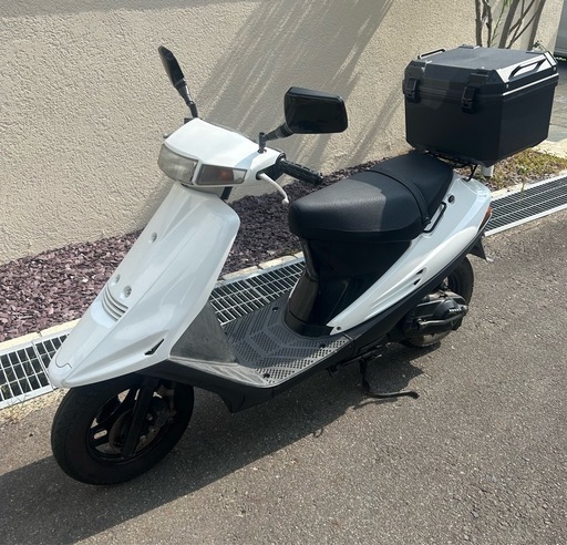 アドレスV100 2スト 好調車両！ボックス＆予備部品付き 自賠責長期