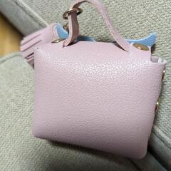 新古品　フクロウ　キーホルダー　ピンクの画像