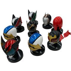 186000 現状品 キャラクター雑貨まとめ売り ライダーマスクコレクションvo.8・ライダーマスクベストセレクション 9点まとめ売り [250514HM210086]の画像