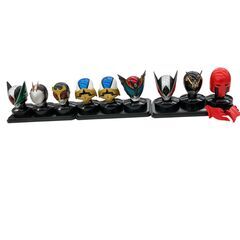 186000 現状品 キャラクター雑貨まとめ売り ライダーマスクコレクションvo.8・ライダーマスクベストセレクション 9点まとめ売り [250514HM210086]の画像
