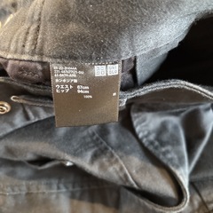 UNIQLO U ベイカーパンツ　67 M ブラック　黒　レディース　ミリタリーの画像