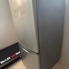 ✨動作良好✨ シルバー冷蔵庫 🧊 上下2ドア／約130〜150L の画像