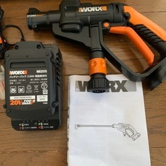 【美品】WORX 高圧洗浄機 充電式洗浄ガンの画像