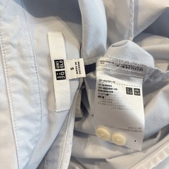 UNIQLO エクストラファインコットンオーバーサイズロングシャツ　S 長袖の画像