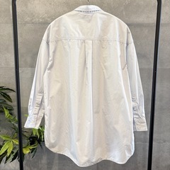UNIQLO エクストラファインコットンオーバーサイズロングシャツ　S 長袖の画像