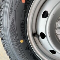 145 R12 6P  ４本セット　バリ山　軽トラ　軽バンの画像