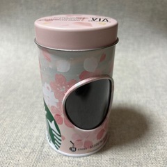 スタバの缶　スプリングバージョンの画像