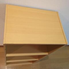 カラーボックス①　ナチュラルの画像