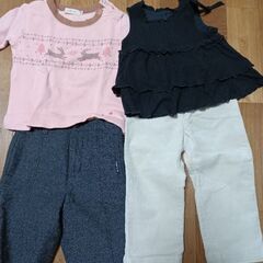 90cmコムサ・BeBe・ミキハウスなど約7点の画像