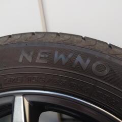 155/65R14 ブリジストンnewno　アルミ付き4本の画像