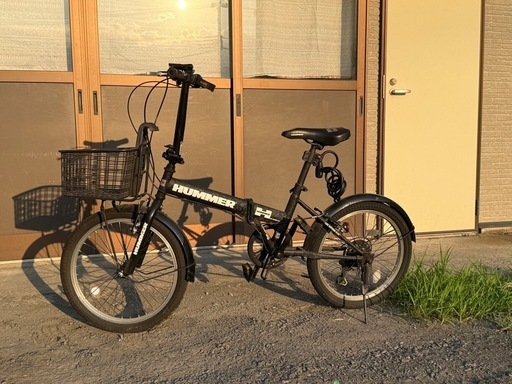 【お取引終了
 】HUMMER20インチ折りたたみ自転車6速変速ギア付き