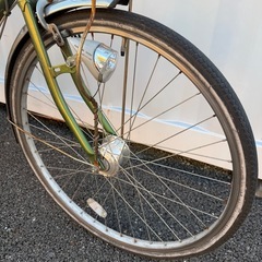 【都内/千葉引取】ママチャリ 26インチ自転車 6段は変速/カゴ/鍵/ライト付の画像