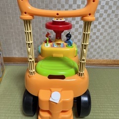 アンパンマン よくばりビジーカー　押し車 足けり乗用玩具の画像