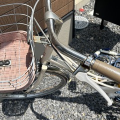 子供用自転車　ホワイト24インチ　　の画像
