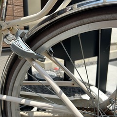 子供用自転車　ホワイト24インチ　　の画像