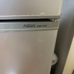冷蔵庫　無料　譲ります　AQUQ【AQR-141C】の画像