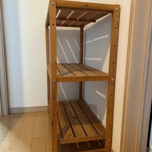 木製ラック (koo) 江別の収納家具《棚、シェルフ》の中古あげます