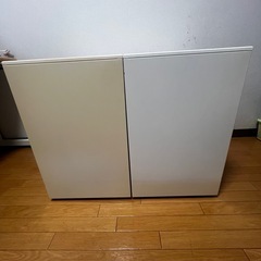 【中古】キャビネット　3段　鍵付き　2台の画像