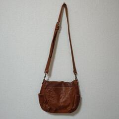 差し上げます　馬皮ショルダーバッグ 美品の画像